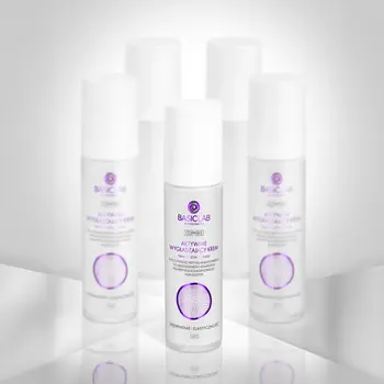 BasicLab Copperis, aktywnie wygładzający krem na dzień do twarzy, szyi i dekoltu Ujędrnienie i Elastyczność, 50 ml