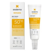 Sesderma Repaskin Dry Touch SPF50+, krem przeciwsłoneczny, 50 ml https://azcdn.doz.pl/image/d/product/b7794132-scale-180x180.png