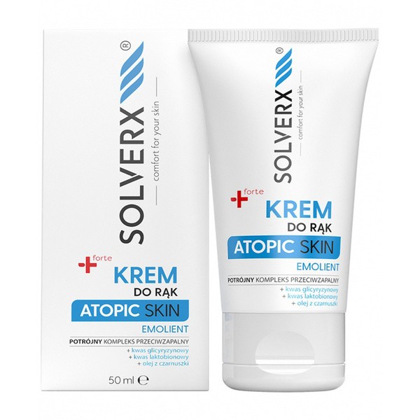 Solverx Solverx Atopic Skin, krem do rąk, 50 ml — Składniki i ocena