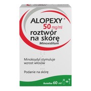Alopexy, 5 %, roztwór na skórę, 60 ml, 1 butelka z pipetką