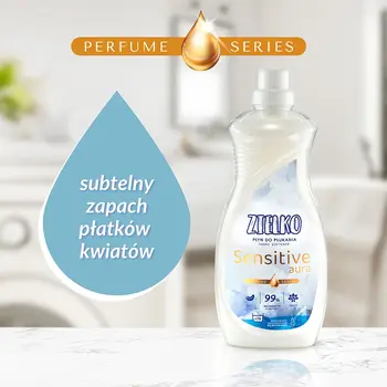 Zielko, Płyn do płukania Sensitive Aura, 1520 ml