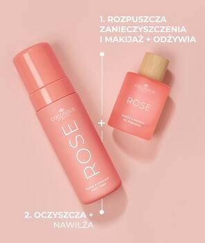 Cocosolis Rose, różana pianka do oczyszczania twarzy, 150 ml