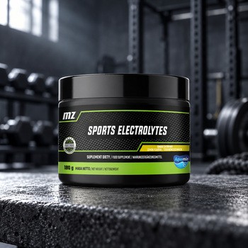 MZ Sports Electrolytes, proszek, smak cytrynowy, 180 g
