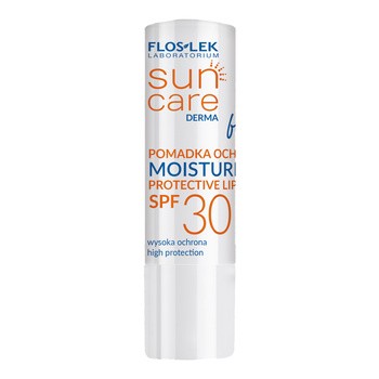 Flos-Lek Sun Care Derma Moisture, pomadka ochronna SPF 30, 1szt.