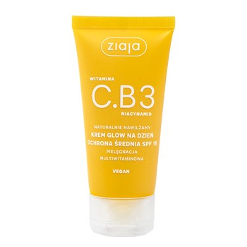 Ziaja Witamina C.B3 Niacynamid, krem glow na dzień SPF15, 50 ml