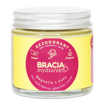 Bracia Mydlarze Magnolia z yuzu, dezodorant w kremie, 60 ml