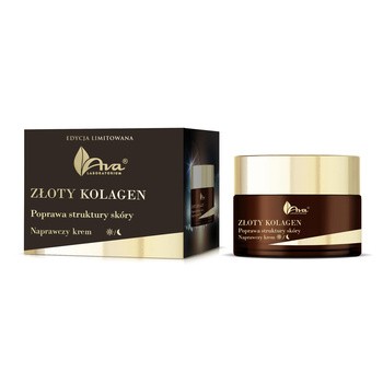AVA Złoty Kolagen, krem naprawczy dzień/noc, 50 ml