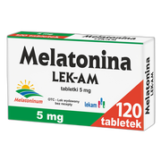 Melatonina Lek-AM, 5 mg, tabletki, 120 szt.