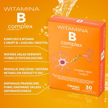Nexon Pharma, Witamina B Complex, kapsułki, 30 szt.