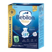 Bebilon Advance Pronutra 5 Junior, formuła na bazie mleka dla przedszkolaka, proszek, 1000 g (2 x 500 g)