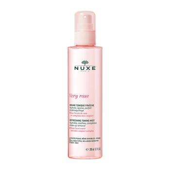 Nuxe Very Rose, odświeżająca mgiełka do twarzy, 200 ml