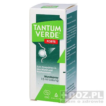 Tantum Verde Forte, 3mg/ml, aerozol do jamy ustnej, 15 ml (import równoległy, InPharm)