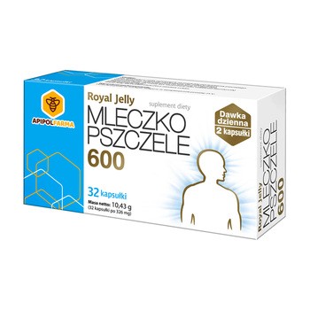 Mleczko pszczele Royal Jelly 600, kapsułki, 32 szt.