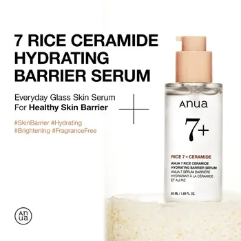 Anua 7 Rice Ceramide, serum nawilżające do twarzy, 50 ml