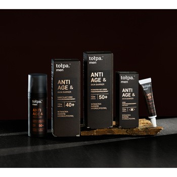 Tołpa Men Anti Age&Skin Barrier, krem nawilżająco-przeciwzmarszczkowy dla mężczyzn 40+, 50 ml