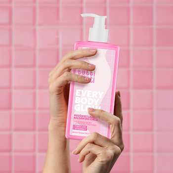 Tutti Frutti #YuzuShine, rozświetlający balsam do ciała z kwasami AHA i witaminą C, 250 ml