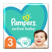 alt Pampers Active Baby 3 (6−10 kg), pieluszki jednorazowe, 90 szt.