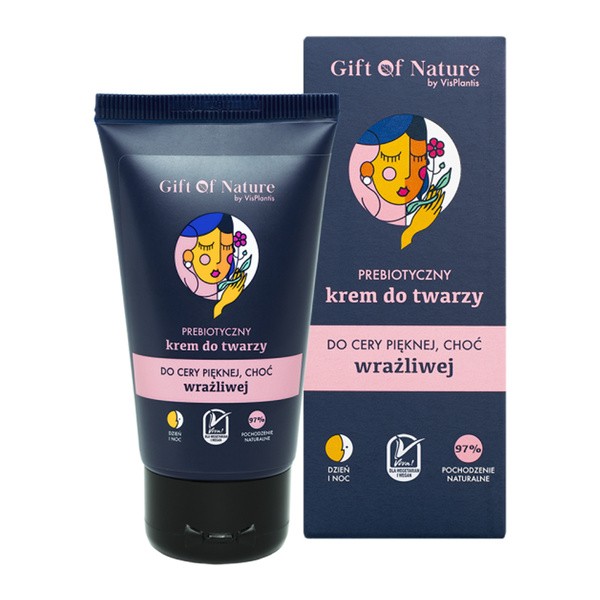 Gift of Nature Gift of Nature by VisPlantis, präbiotisch Gesichtscreme für die Haut empfindlich, 50 ml — Inhaltsstoffe und Bewertung