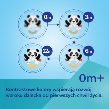 Canpol Babies BabiesBoo Panda, sensoryczna książeczka manipulacyjna, 1 szt.