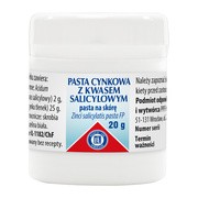 Pasta cynkowa z kwasem salicylowym (Pasta Lassara), 20 g (Hasco)