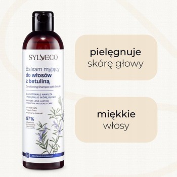 Sylveco, balsam myjący do włosów z betuliną, 300 ml