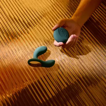 Lelo Hugo 2 Remote Green, masażer prostaty z pilotem, 1 szt.