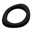 Jellystone Designs, silikonowa bransoletka Organic Bangle, czarna, 1 szt.