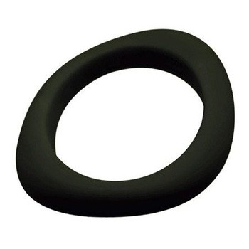 Jellystone Designs, silikonowa bransoletka Organic Bangle, czarna, 1 szt.