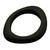 Jellystone Designs, silikonowa bransoletka Organic Bangle, czarna, 1 szt.
