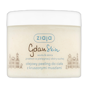 Ziaja GdanSkin, woda&skóra, olejowy peeling do ciała z kruszonymi muszlami, 300 ml