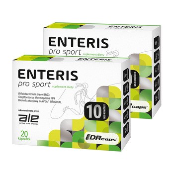 Zestaw Probiotyki dla aktywnych, 2x Enteris Pro Sport, kapsułki