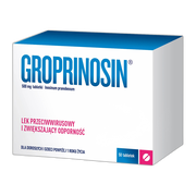 Groprinosin, 500 mg, tabletki, 50 szt.