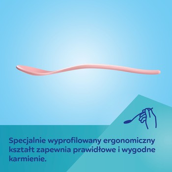 Canpol Babies, zestaw 3 pierwszych łyżeczek do karmienia, różowy, 1 szt.