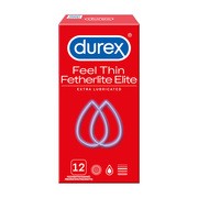 alt Durex Featherlite Elite, prezerwatywy ze środkiem nawilżającym, 12 szt.