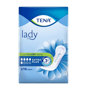 TENA Lady Extra Plus, specjalistyczne podpaski, 16 szt.