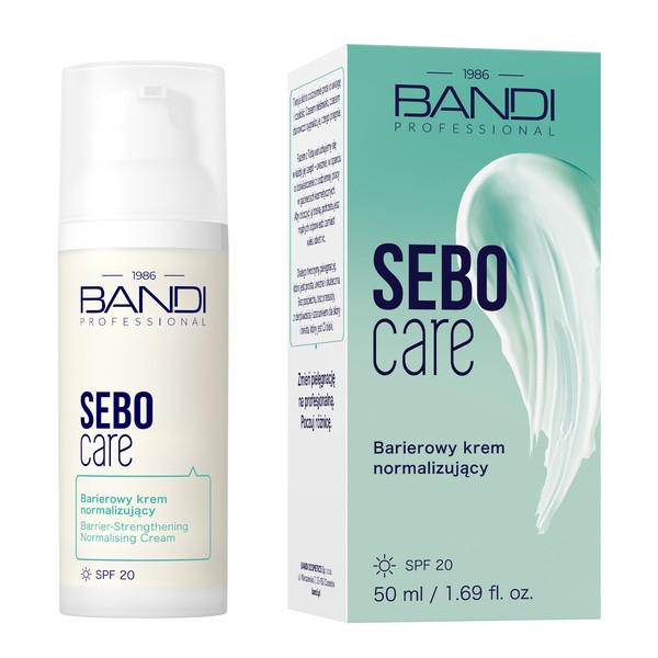 Bandi Professional Bandi Sebo Care, für die Hautbarriere Creme normalisierend, SPF 20, 50 ml — Inhaltsstoffe und Bewertung