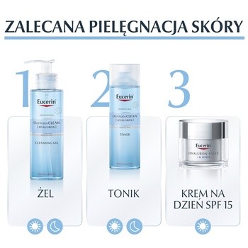 Eucerin Dermatoclean [Hyaluron], płyn micelarny 3w1, do skóry wrażliwej, 400 ml