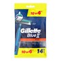Gillette Blue II Plus, maszynka jednorazowa dla mężczyzn, 10 szt.+ 4 szt.