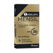 Tadalafil Mensil, 10 mg, tabletki powlekane, 4 szt.