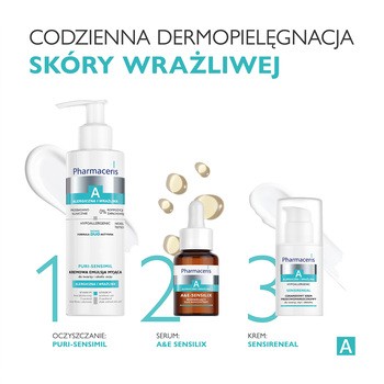 Pharmaceris A Sensireneal, ceramidowy krem przeciwzmarszczkowy do twarzy, szyi i dekoltu, 30 ml
