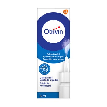 Otrivin 0,1%, 1 mg/ml, aerozol do nosa, 10 ml