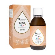 Aliness Tran Kids, płyn, smak pomarańczowy, 200 ml