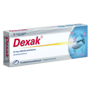Dexak, 25 mg, tabletki powlekane, 10 szt.