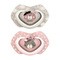 Canpol Babies, smoczek silikonowy, symetryczny, Bonjour Paris, 6-18 m, pink, 2 szt.