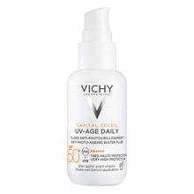 Vichy Capital Soleil UV-Age Daily Fluid, przeciw fotostarzeniu się skóry SPF50+, 40ml