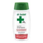 Dr seidel Szampon z chlorheksydyną i ketokonazolem dla psów i kotów, 220 ml https://azcdn.doz.pl/image/d/product/5954c55f-scale-180x180.png