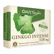 alt Avet Herbs Ginkgo Intense 110 mg, tabl.powl., 60 szt