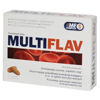 Multiflav, tabletki powlekane, 30 szt.