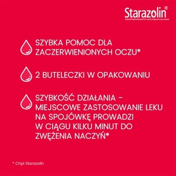 Starazolin, (0,5 mg/ml), krople do oczu, 2 x 5 ml