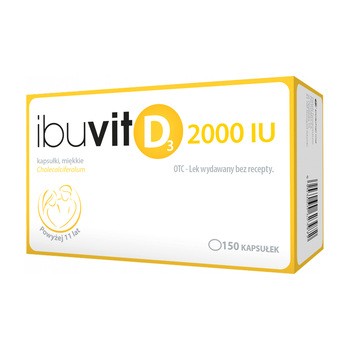 Ibuvit D3, 2000 IU, kapsułki miękkie, 150 szt.